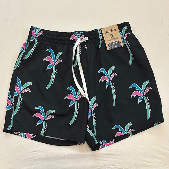 chubbies Other - Chubbies The Havana Nights black blue green pink 5.5 inseam swim trunks